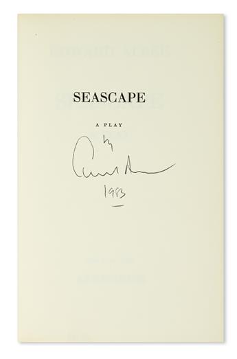 EDWARD ALBEE. Group of 3 books, each Signed and Inscribed, on the half-title: Whos Afraid of Virginia Woolf * ...